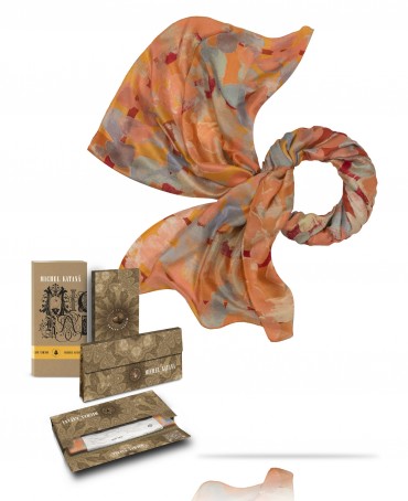 Палантин Женский SN40-OMBRE/FUCSHIA